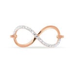 Bague Anais Or Rose Diamant - Bagues avec pierre Femme | Histoire d&rsquo;Or