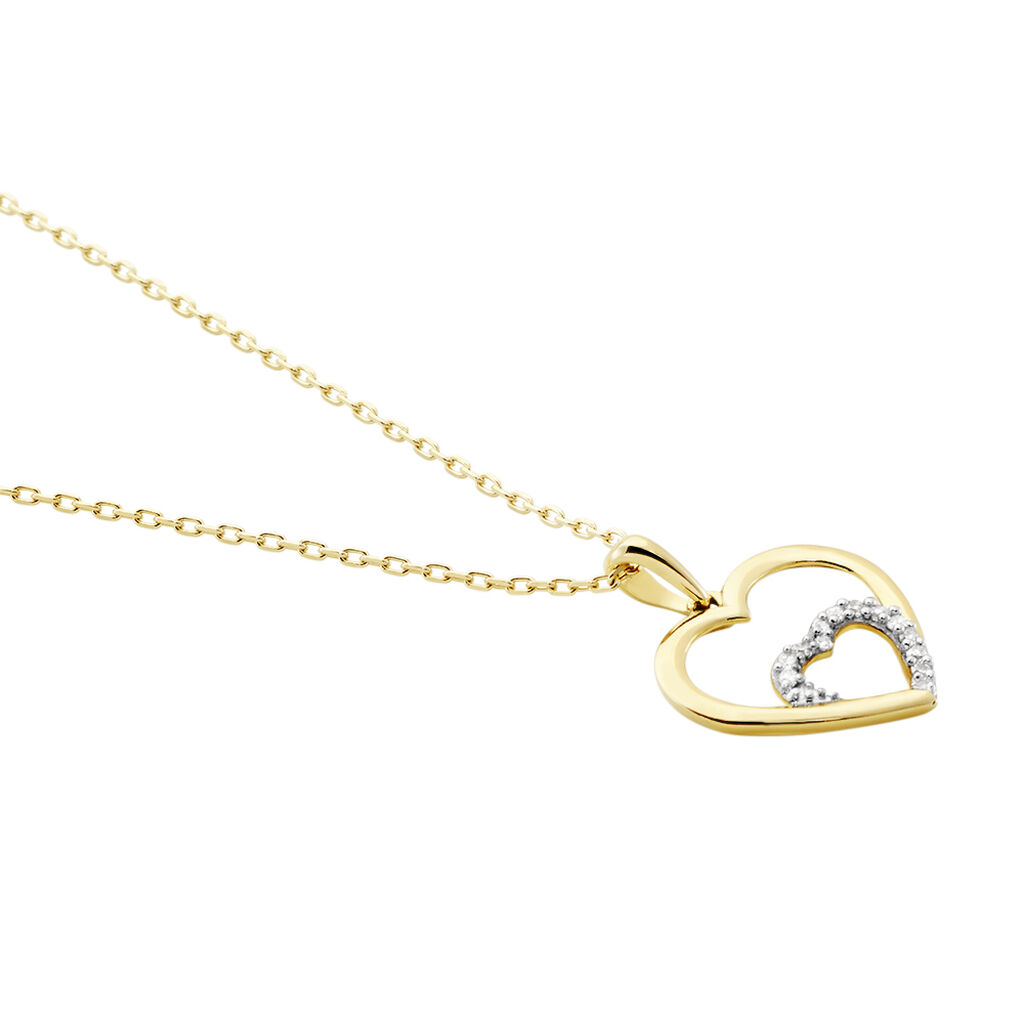 Collier Abeni Or Jaune Diamant - Colliers Femme | Histoire d’Or