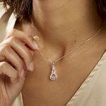 Collier Greta Argent Blanc - Colliers fantaisie Femme | Histoire d&rsquo;Or