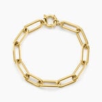 Bracelet Maille Urban Line Acier Dor&eacute; - Bracelets cha&icirc;ne Femme | Histoire d&rsquo;Or