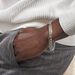 Bracelet Identité Acier Blanc Et Plaqué Or Aristocles - Bracelets Homme | Histoire d’Or