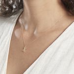 Pendentif Lettre X Or Jaune Oxyde - Pendentifs Famille | Histoire d&rsquo;Or