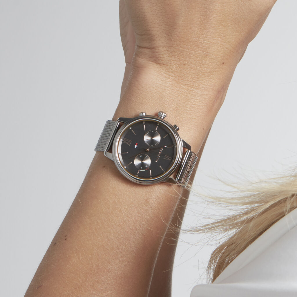 Montre Tommy Hilfiger Gris - Montres Femme | Histoire d’Or