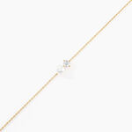 Bracelet Riita Or Jaune Perle De Culture Oxyde De Zirconium - Bracelets Femme | Histoire d&rsquo;Or