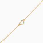 Bracelet Or Jaune Vehanouche Oxydes De Zirconium - Bracelets Enfant | Histoire d&rsquo;Or