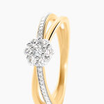 Bague Clytemnestra Or Jaune Diamant - Bagues solitaires Femme | Histoire d&rsquo;Or