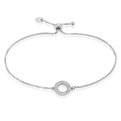 Bracelet Argent Blanc Anrai Oxydes De Zirconium - Bracelets Femme | Histoire d’Or