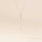 Collier Giacomo Or Blanc Perle De Culture - Colliers Femme | Histoire d&rsquo;Or