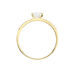 Bague Solitaire Or Jaune Cesarine Oxyde De Zirconium - Bagues solitaires Femme | Histoire d’Or