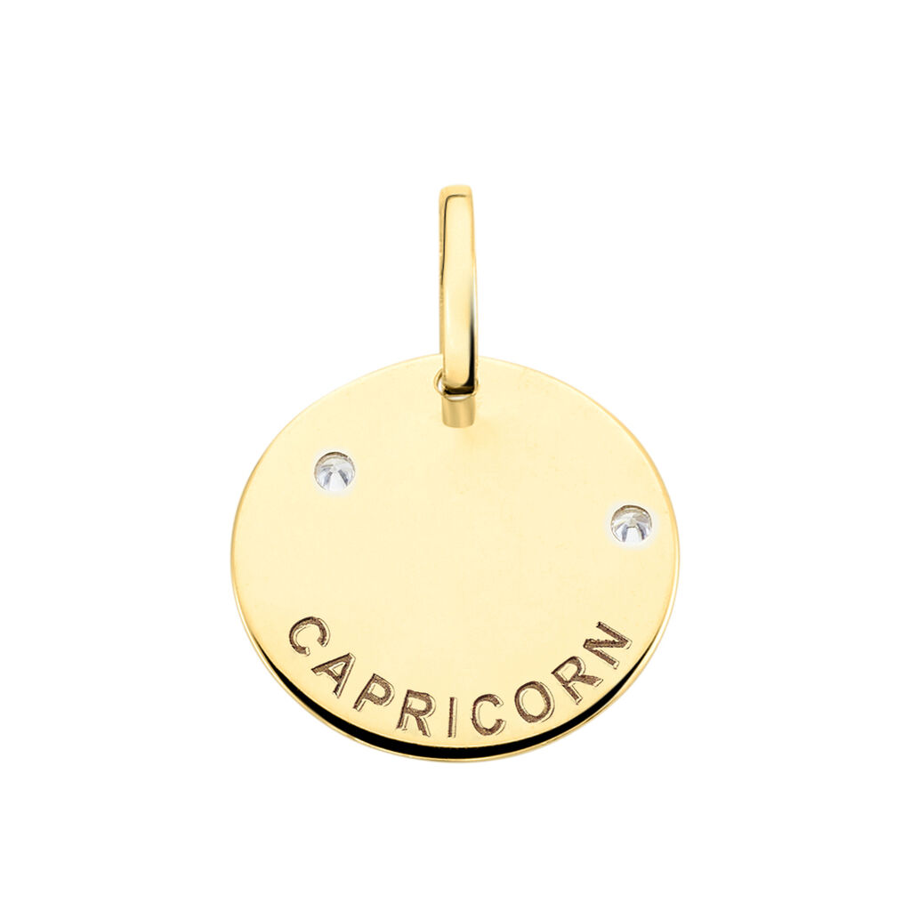 Pendentif Or Jaune Astraea Oxyde De Zirconium - Pendentifs Zodiaque Femme | Histoire d’Or