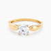 Bague Solitaire Illyana Or Jaune Oxyde De Zirconium - Bagues solitaires Femme | Histoire d&rsquo;Or