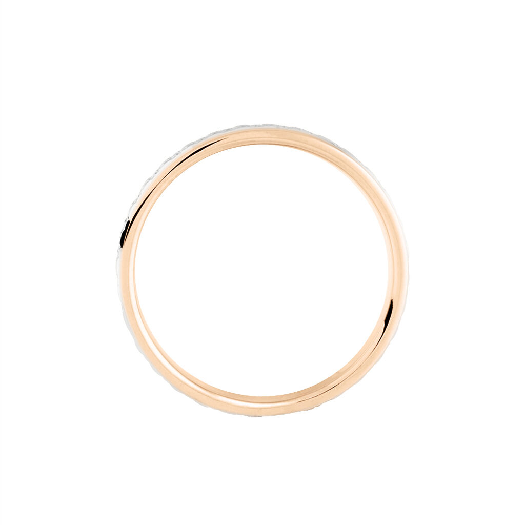 Alliance Heldea Ruban Plat Or Bicolore - Alliances Unisex | Histoire d&rsquo;Or