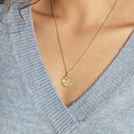 Collier Iago Plaqu&eacute; Or Oxydes De Zirconium - Colliers Femme | Histoire d&rsquo;Or