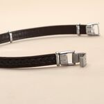 Bracelet Jourdan Cuir Noir - Bracelets Homme | Histoire d&rsquo;Or