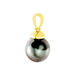 Pendentif Cerclee Or Jaune Perle De Culture De Tahiti - Pendentifs Femme | Histoire d’Or