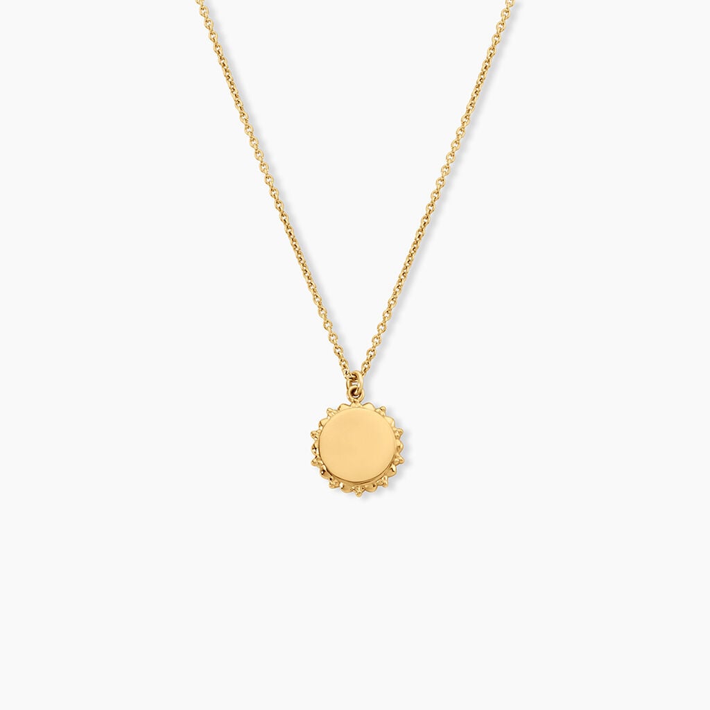 Collier Madline Argent Dor&eacute; A L'Or 750/1000 - Bijoux sans pierre Femme | Histoire d&rsquo;Or