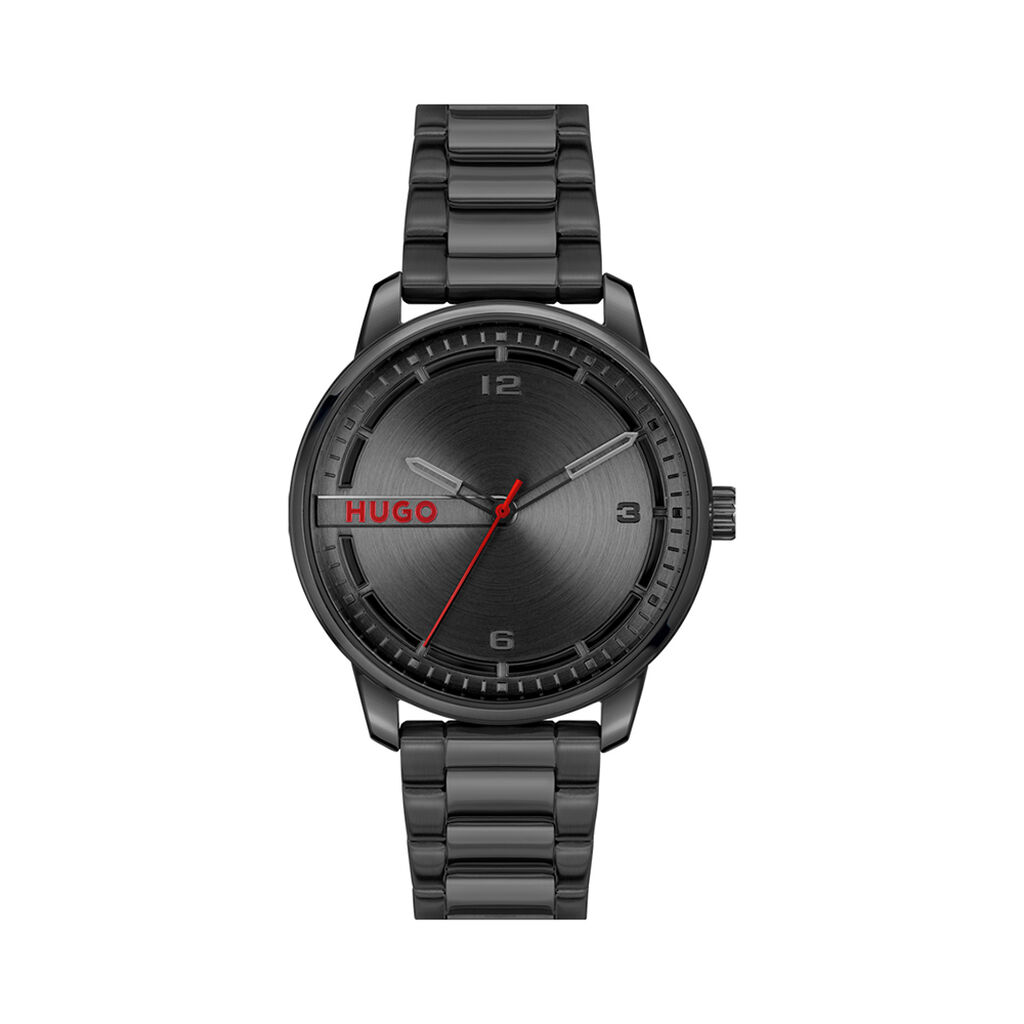 Montre Hugo Stamp Noir