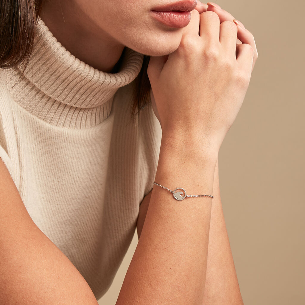 Bracelet Hawai Argent Blanc - Bracelets Femme | Histoire d’Or