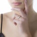 Alliance Giulia Or Blanc Diamant - Alliances Femme | Histoire d’Or