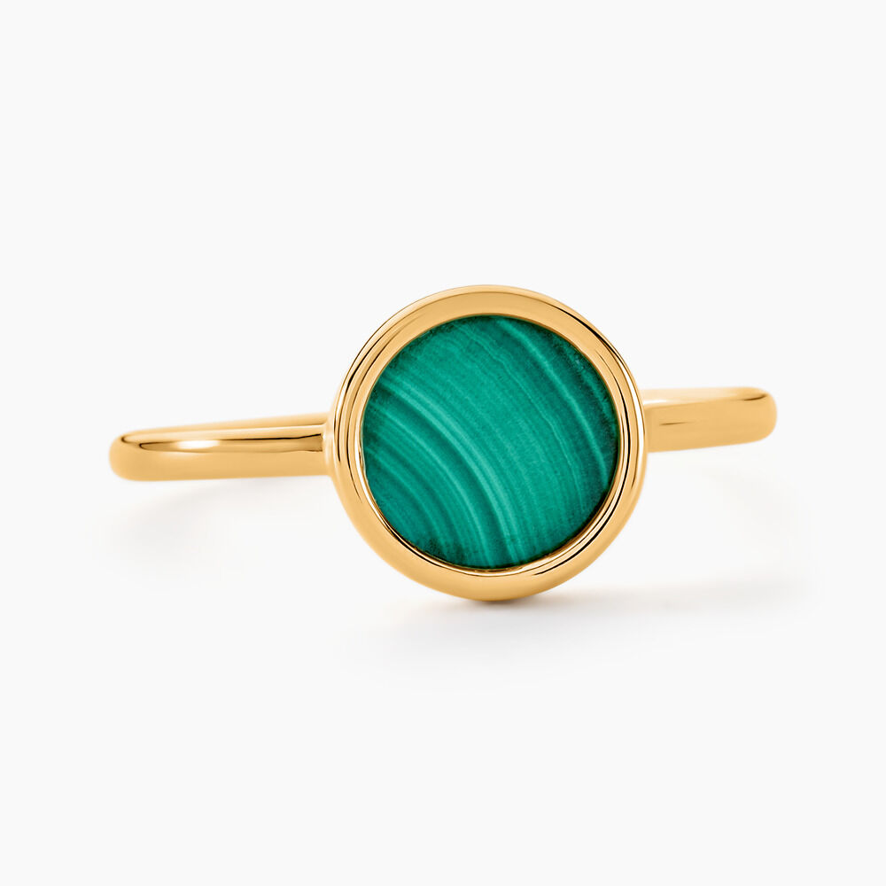 Bague malachite verte hotsell