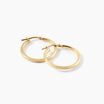 Cr&eacute;oles Verania Argent Dor&eacute; A L'Or 750/1000 - Boucles d'oreilles cr&eacute;oles Femme | Histoire d&rsquo;Or