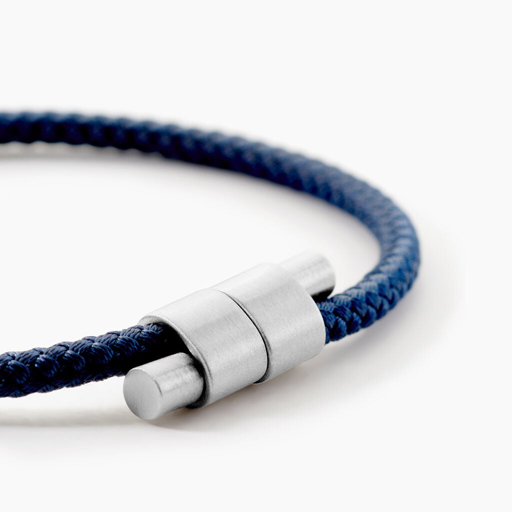 Bracelet Neuss Acier Blanc - Bijoux sans pierre Homme | Histoire d&rsquo;Or