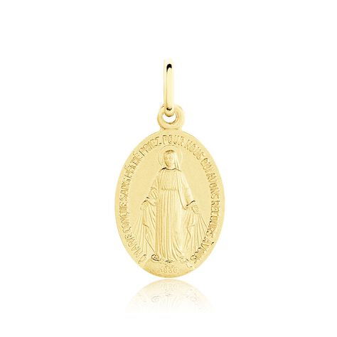 Pendentif Marie Or Jaune - Pendentifs Baptême Famille | Histoire d’Or