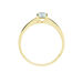 Bague Carrol Or Jaune Topaze Oxyde De Zirconium - Bagues solitaires Femme | Histoire d’Or