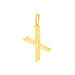 Pendentif Lettre X Or Jaune Oxyde - Pendentifs Femme | Histoire d’Or