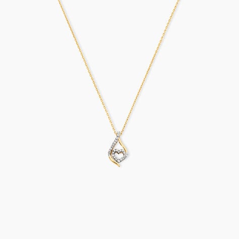 Collier Roso Or Jaune Diamant - Colliers Femme | Histoire d&rsquo;Or