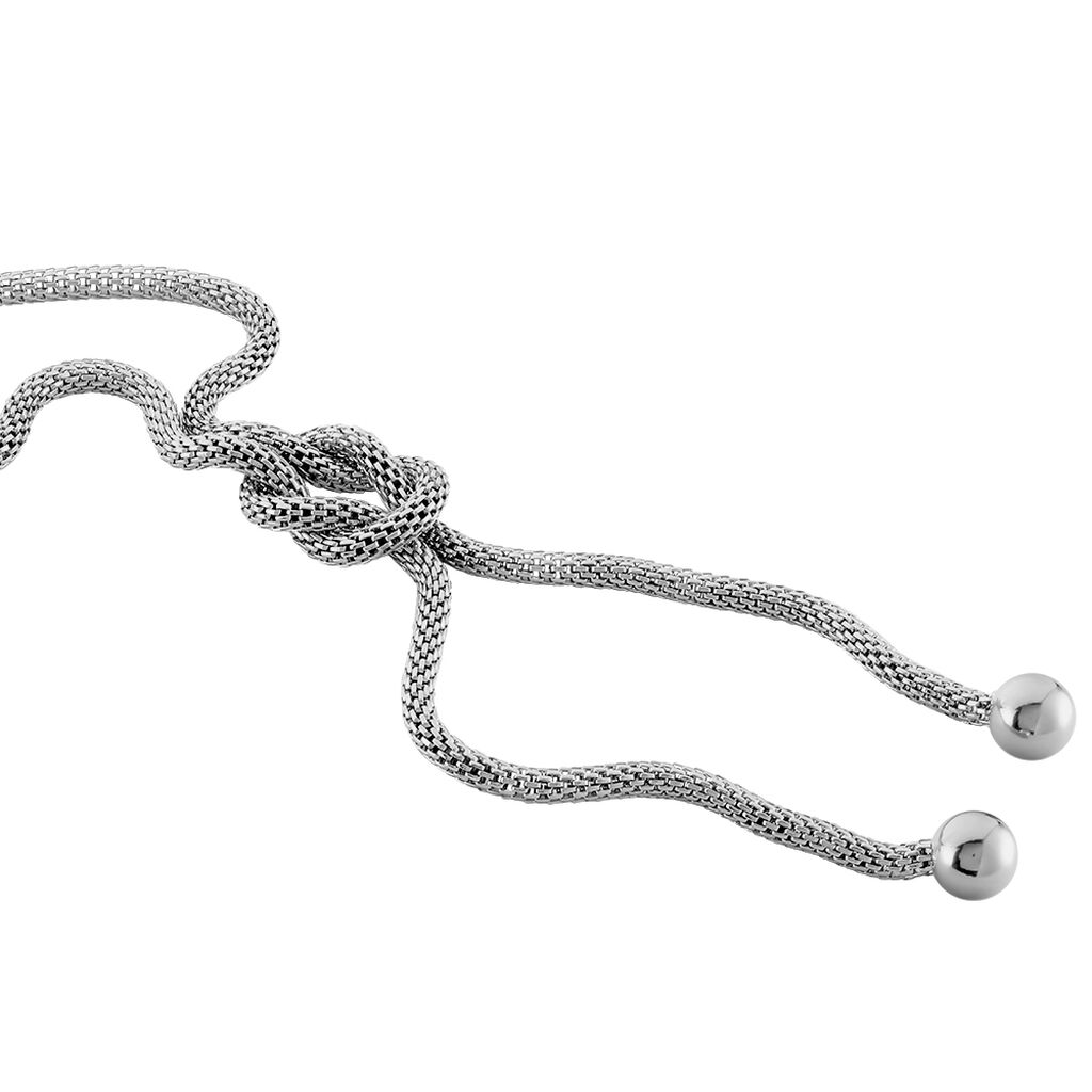 Collier Mahaca Acier Blanc - Colliers fantaisie Femme | Histoire d&rsquo;Or