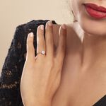 Bague Marilou Or Blanc Diamant - Bagues avec pierre Femme | Histoire d&rsquo;Or