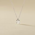 Collier Solitaire Argent Lyanna - Colliers fantaisie Femme | Histoire d&rsquo;Or