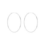 Cr&eacute;oles Argent Blanc Agathe - Boucles d'oreilles cr&eacute;oles Femme | Histoire d&rsquo;Or