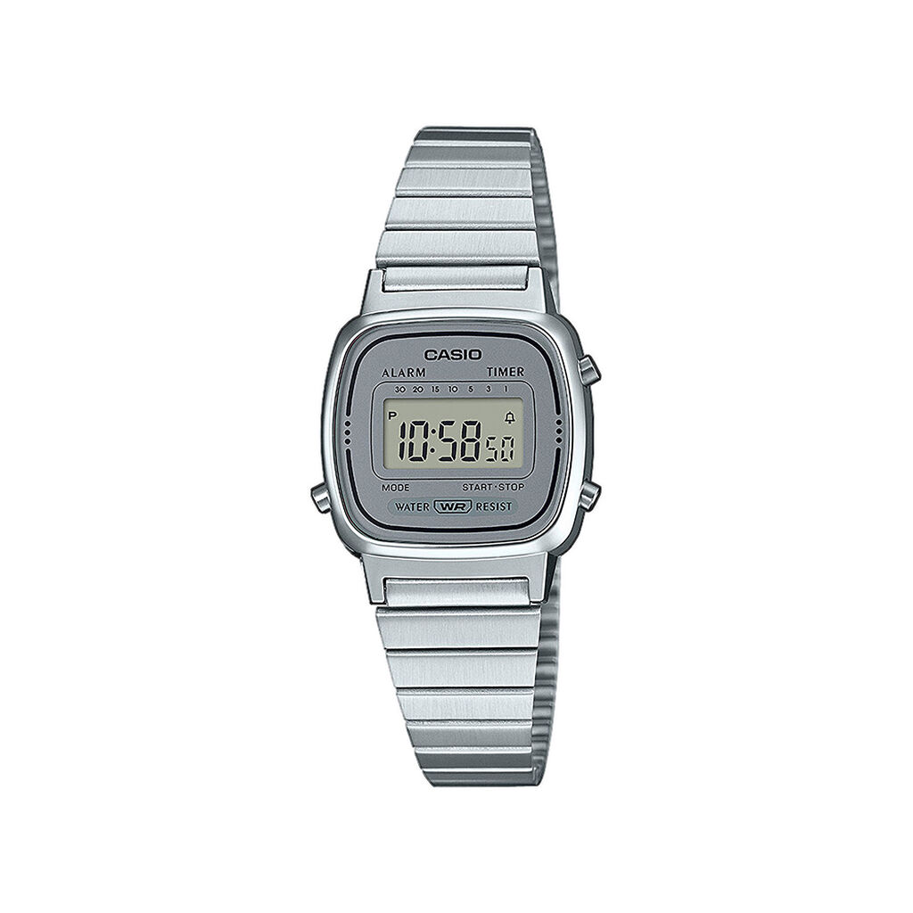 Montre Casio Collection Vintage Gris - Montres Femme | Histoire d&rsquo;Or