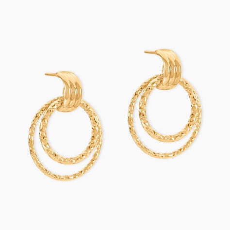 Boucles D'Oreilles Pendantes Boudicca Or Jaune - Boucles d'oreilles pendantes Femme | Histoire d&rsquo;Or