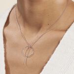 Collier Enissa Argent Blanc - Colliers fantaisie Femme | Histoire d&rsquo;Or