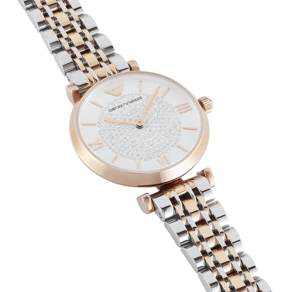 Montre Femme EMPORIO ARMANI en Acier Rose - AR11092 - Cleor