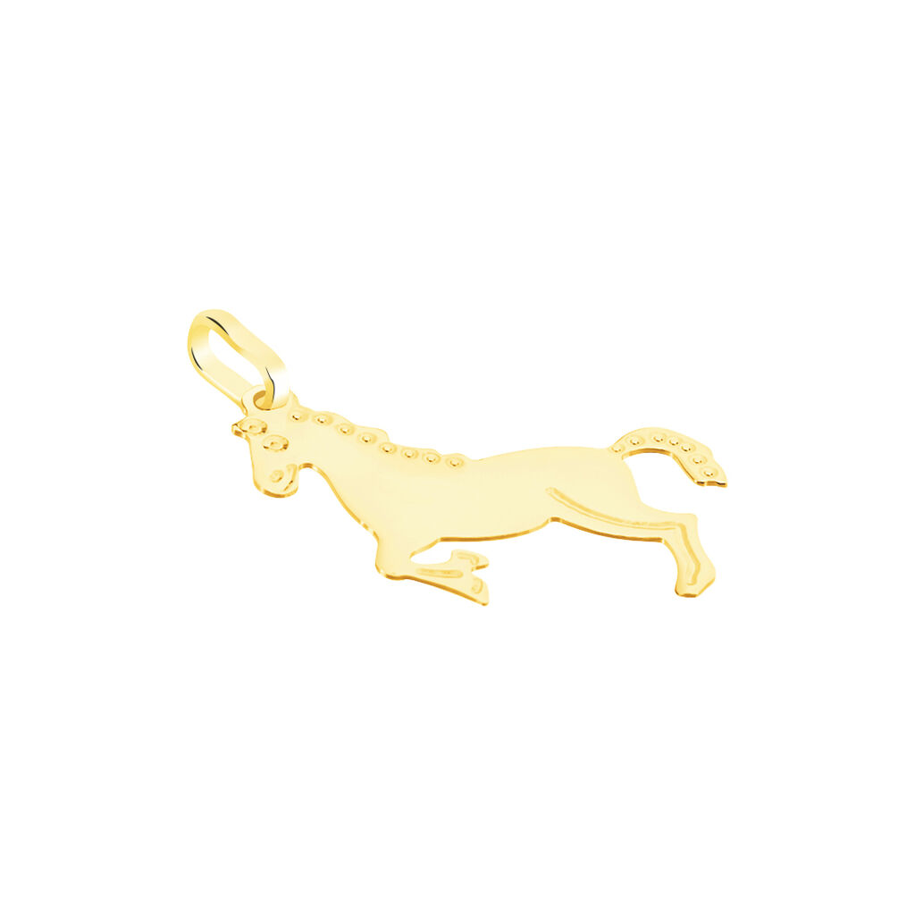 Pendentif Egide Cheval Or Jaune - Pendentifs Famille | Histoire d’Or