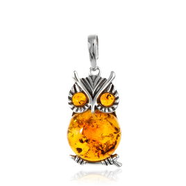 Pendentif Argent Blanc Benoite Ambre - Pendentifs Femme | Histoire d’Or