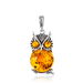Pendentif Argent Blanc Benoite Ambre - Pendentifs Femme | Histoire d’Or