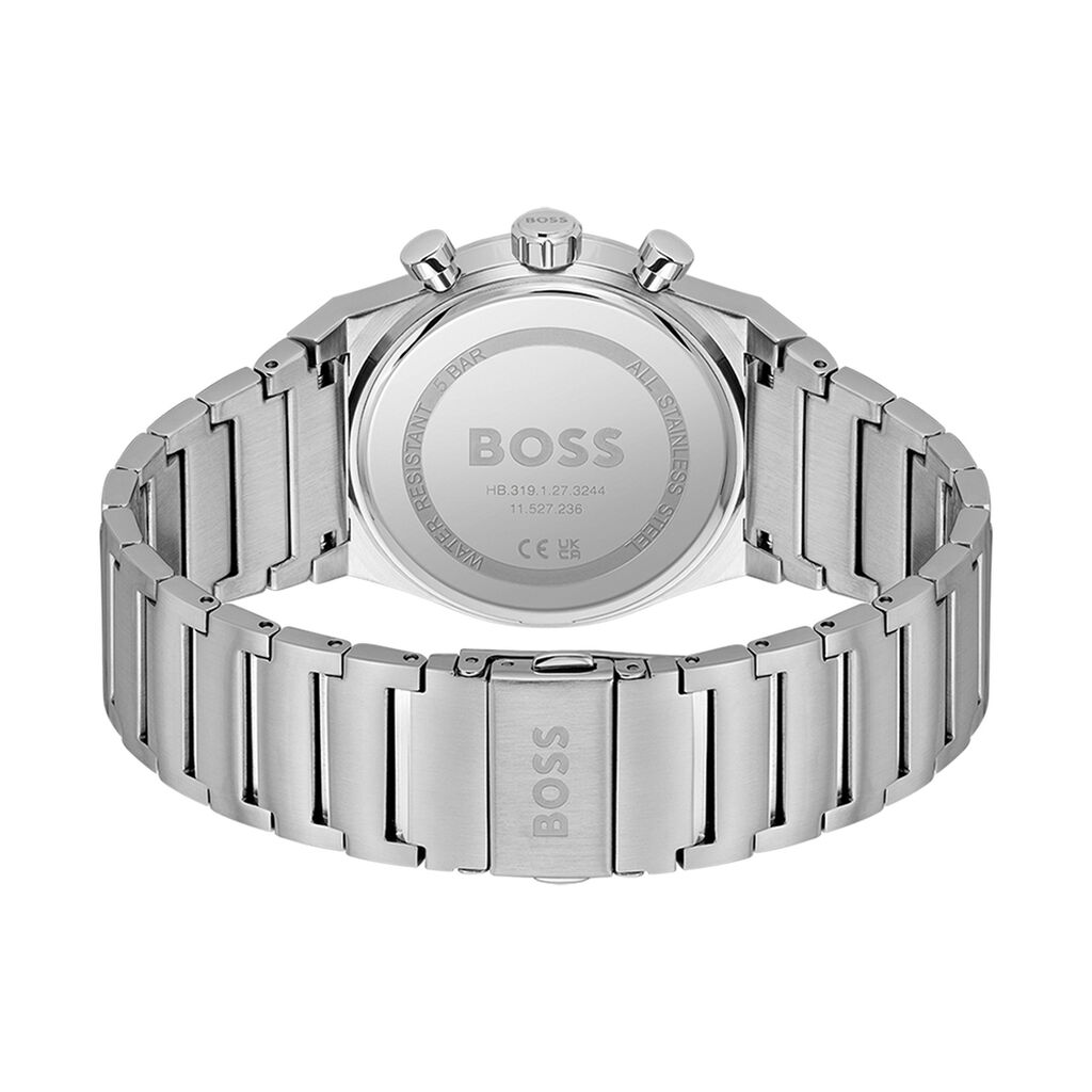 Montre Boss Candor Chrono Bleu - Id&eacute;es cadeaux Homme | Histoire d&rsquo;Or