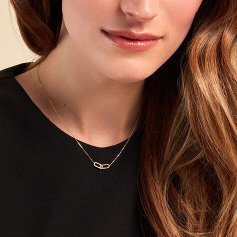 Collier Infinite Love Or Jaune Diamant - Colliers  | Histoire d’Or