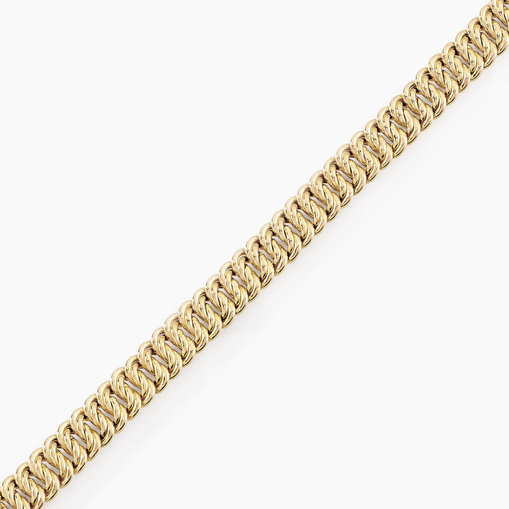 Bracelet Maille Or Jaune Jimmy - Bracelets cha&icirc;ne Femme | Histoire d&rsquo;Or