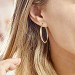 Cr&eacute;oles Maelia Or Bicolore - Boucles d'oreilles cr&eacute;oles Femme | Histoire d&rsquo;Or