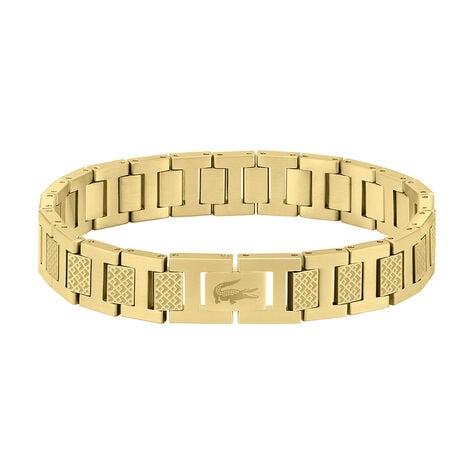 Bracelet Lacoste Metropole Acier Jaune - Bracelets Homme | Histoire d’Or