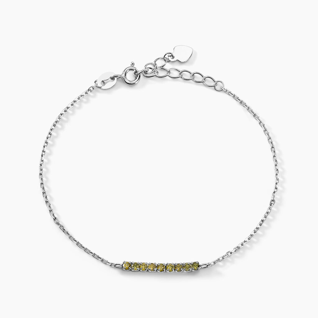 Bracelet Rio Tennis Argent Blanc Oxyde De Zirconium - Bracelets Femme | Histoire d’Or