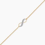 Bracelet Lyana Argent Dor&eacute; A L'Or 750/1000 - F&ecirc;te des m&egrave;res Femme | Histoire d&rsquo;Or