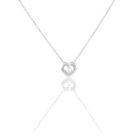 Collier Purete Or Blanc Diamant - Colliers Femme | Histoire d’Or