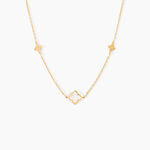 Collier Narendra Argent Dor&eacute; A L'Or 750/1000 - Bijoux sans pierre Femme | Histoire d&rsquo;Or